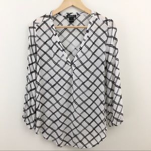 Lucky Brand | Plaid Blouse